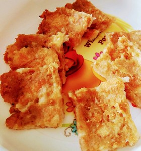 離乳食後期~パン耳で簡単手づかみおやつ