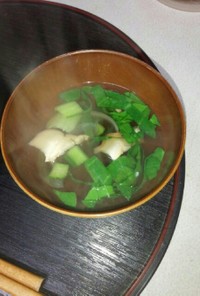 小松菜椎茸汁（血管ダイエット1078）