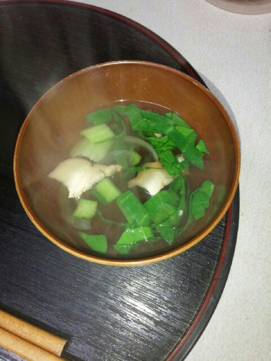 小松菜椎茸汁（血管ダイエット1078）の画像