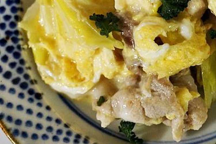 豚肉キャベツ卵のマヨ炒め レシピ 作り方 By Will Mari クックパッド 簡単おいしいみんなのレシピが354万品