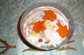 秋の味覚!ぎんなんご飯