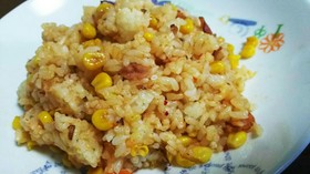 冷や飯で簡単パラパラキムチチャーハン