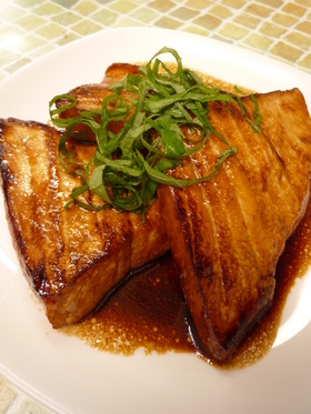 かじきのさっぱり照り焼き(しいらでも可)
