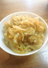 簡単！玉ねぎonly丼の具