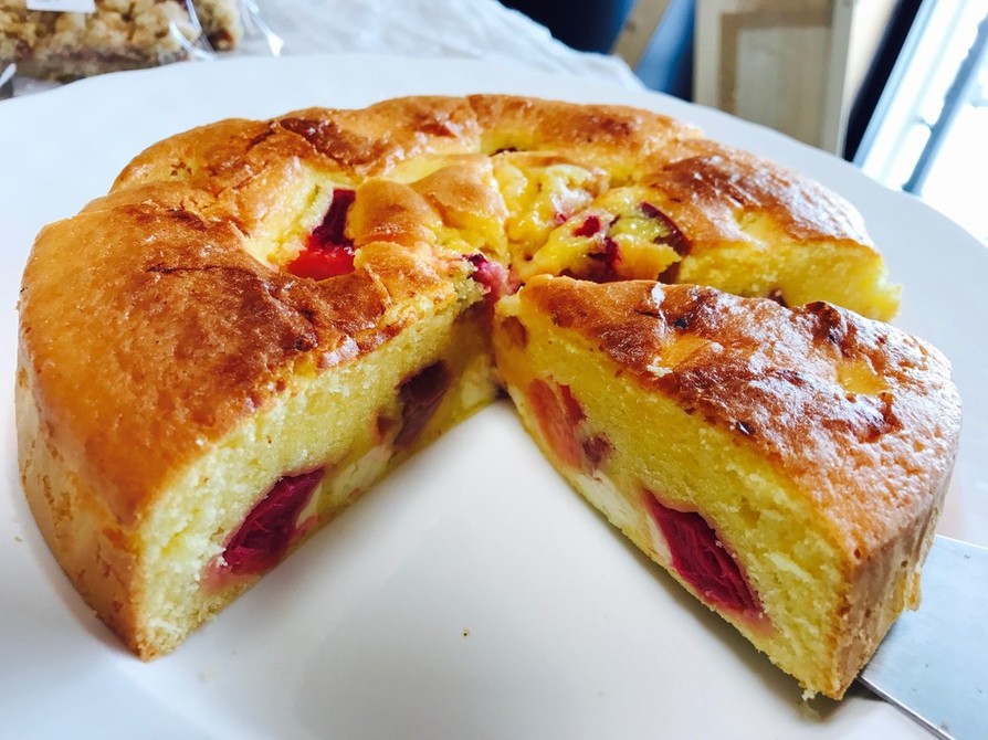 ルバーブケーキのレシピ