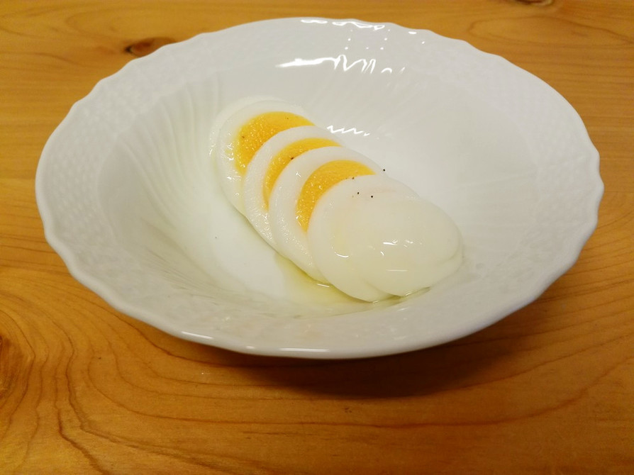 ゆで卵♪オリーブオイル&トリュフソルトの画像