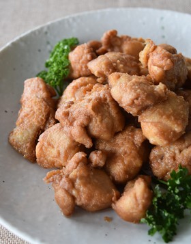 きな粉をプラス!ジューシーなから揚げ