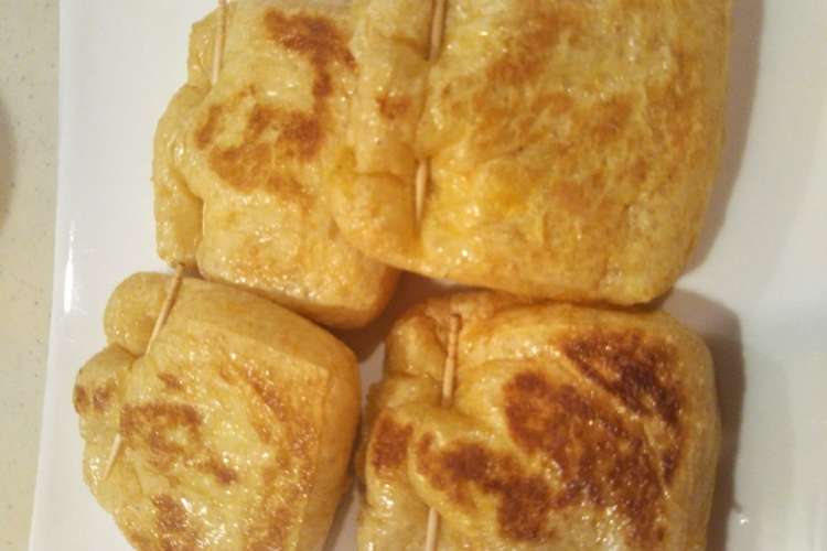 チーズと卵の油揚げ焼き レシピ 作り方 By ランニングママ クックパッド 簡単おいしいみんなのレシピが360万品
