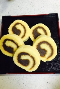 １６タルト風・ゆず餡ロールケーキ