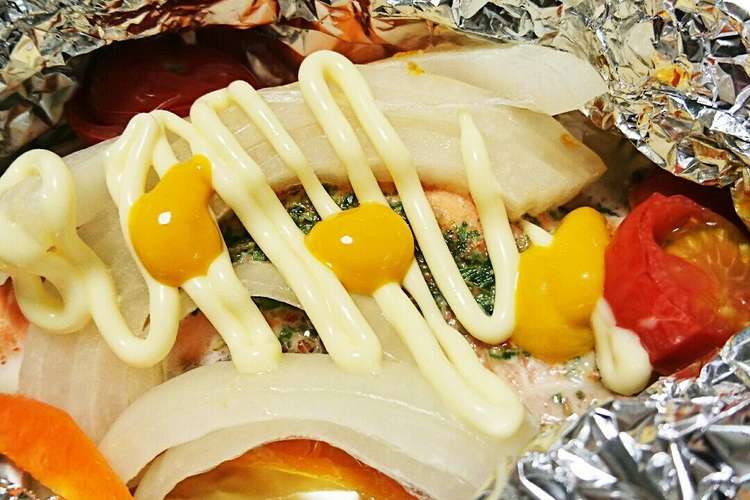 サーモントラウトと野菜のホイル焼き レシピ 作り方 By おまたんｌａｂｏ クックパッド 簡単おいしいみんなのレシピが361万品