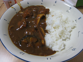 具沢山。ミートボールカレー