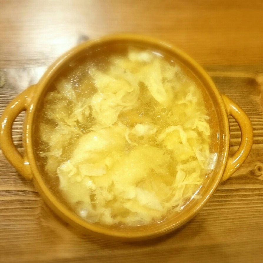 挽き肉とふわふわ玉子の簡単中華スープ☆の画像