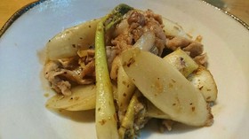 5分で出来る!!うど味噌炒め♪
