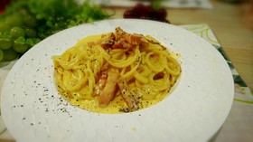 自宅で簡単 濃厚カルボナーラ