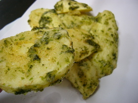 じゃがいもの天ぷら のり塩味♪