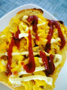 超、朝食、シーチキントースト