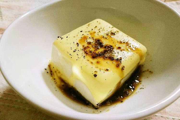 オリーブオイルに一工夫 チーズ乗せ温豆腐 レシピ 作り方 By ポテチ犬 クックパッド 簡単おいしいみんなのレシピが360万品