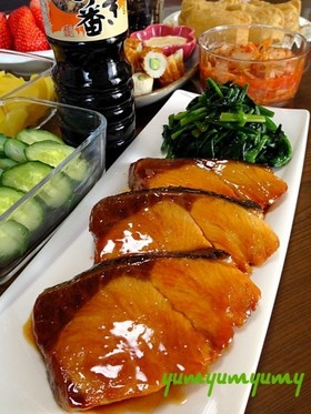 【ホシサンにたき一番】ぶりの照り焼き♪