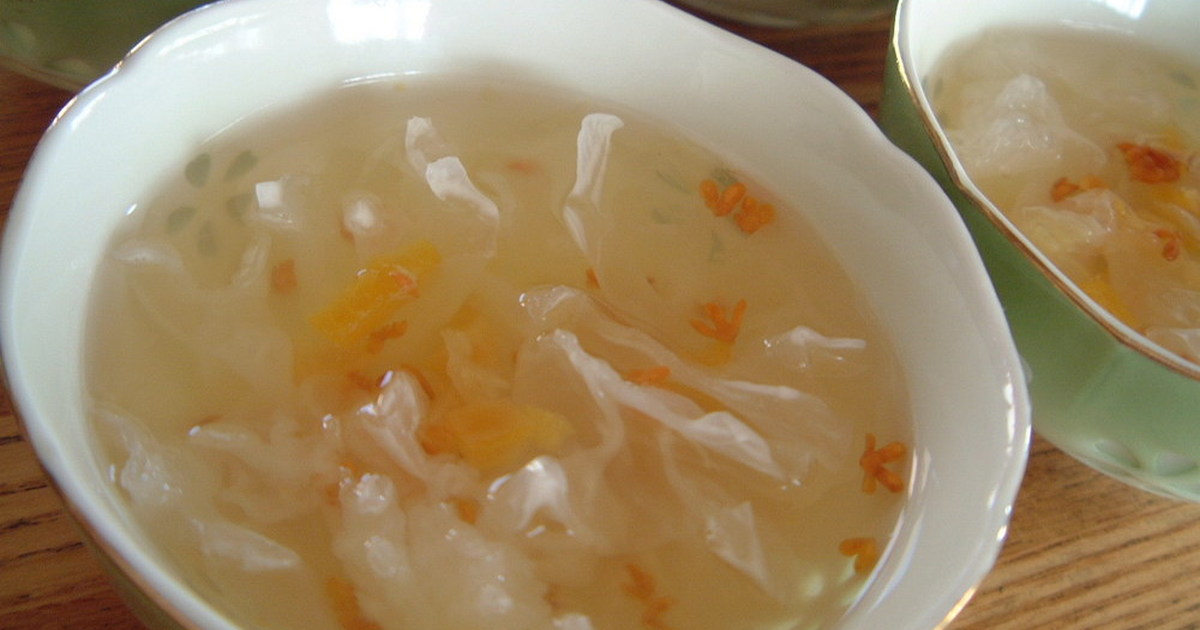 金木犀と白きくらげのデザート レシピ 作り方 By くすくすっ クックパッド 簡単おいしいみんなのレシピが358万品