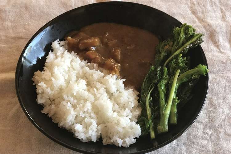 大人のカレー ボンカレー菜の花バター添え レシピ 作り方 By ボンカレー クックパッド 簡単おいしいみんなのレシピが366万品
