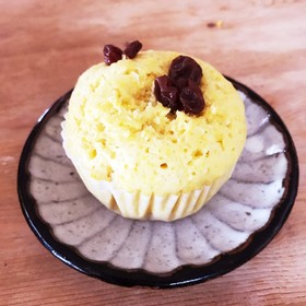 卵乳なし!ふんわりかぼちゃ蒸しパン