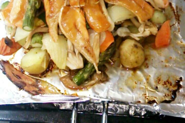 サーモンハラスと野菜のオーブン焼き レシピ 作り方 By えりー クックパッド 簡単おいしいみんなのレシピが352万品