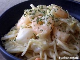 豆乳クリームパスタ