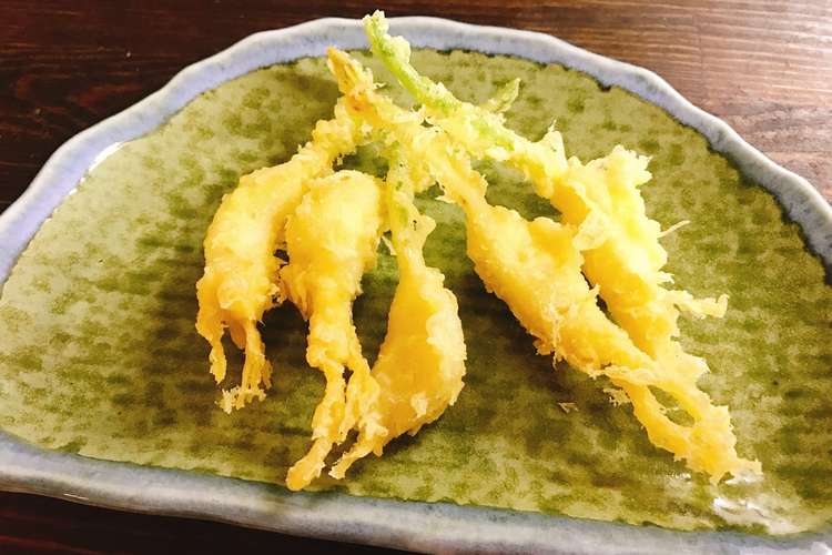サクッと美味しい 発芽にんにくの天ぷら レシピ 作り方 By はぁとんmam クックパッド