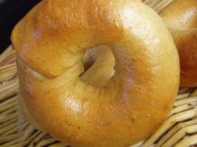 白神こだま酵母で全粒粉ベーグル