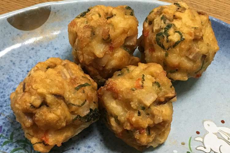 海老と蓮根とはんぺんのフワフワ揚げ レシピ 作り方 By あや吉ぽん クックパッド