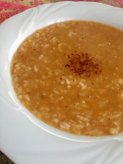 レンズ豆とお米のスープ☆トルコの写真