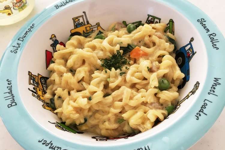 離乳食後期 完了期 簡単クリームパスタ レシピ 作り方 By ぁーし クックパッド 簡単おいしいみんなのレシピが377万品