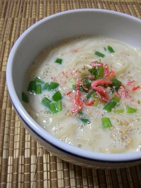 じんわり優しい^^とうにゅうめん