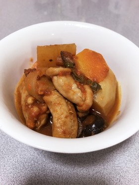豚のもつ煮トリッパ風