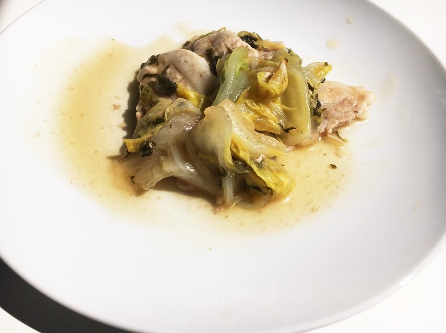 白菜と豚バラのお醤油煮の画像