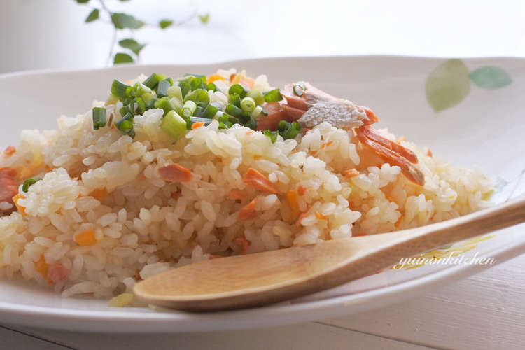 炊飯器で時短 鮭ピラフ レシピ 作り方 By Lunoca クックパッド
