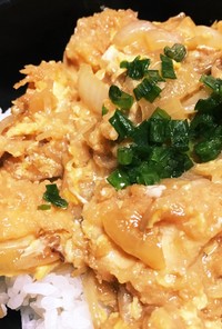 節約飯♪シャキシャキチキンカツ丼★