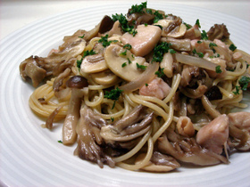 きのこの和風パスタ