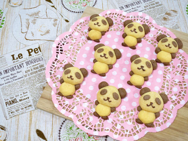 立体クッキー かわいいパンダクッキー レシピ 作り方 By パンダ