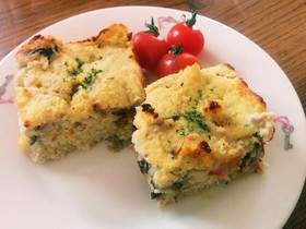 おからで簡単ケークサレ♪ダイエットにも♪