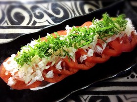 切ってかけるだけ♡簡単♡トマトサラダ