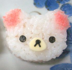 簡単★コリラックマおにぎり(キャラ弁)