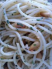 しそパスタの写真