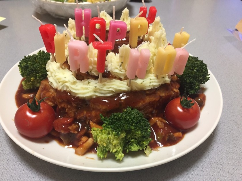 ハンバーガーケーキのレシピ