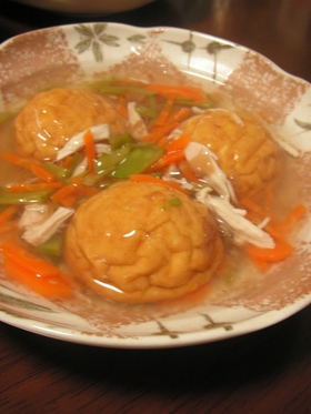 魚河岸あげの梅あんかけ