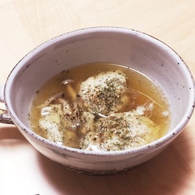 ☆刺身の残り物で☆ふわふわつみれのスープ