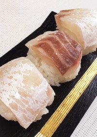 鯛の昆布じめ 手まり寿司