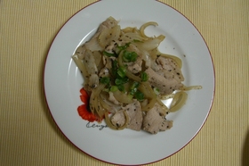 豚肉の青じそドレッシング炒め