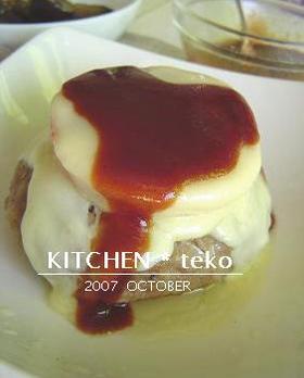 *簡単* 冷凍ハンバーグでトマチーズ焼き