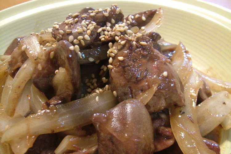 とろりん 鶏レバー 玉ねぎの甘辛炒め レシピ 作り方 By ゆきらいん クックパッド 簡単おいしいみんなのレシピが352万品